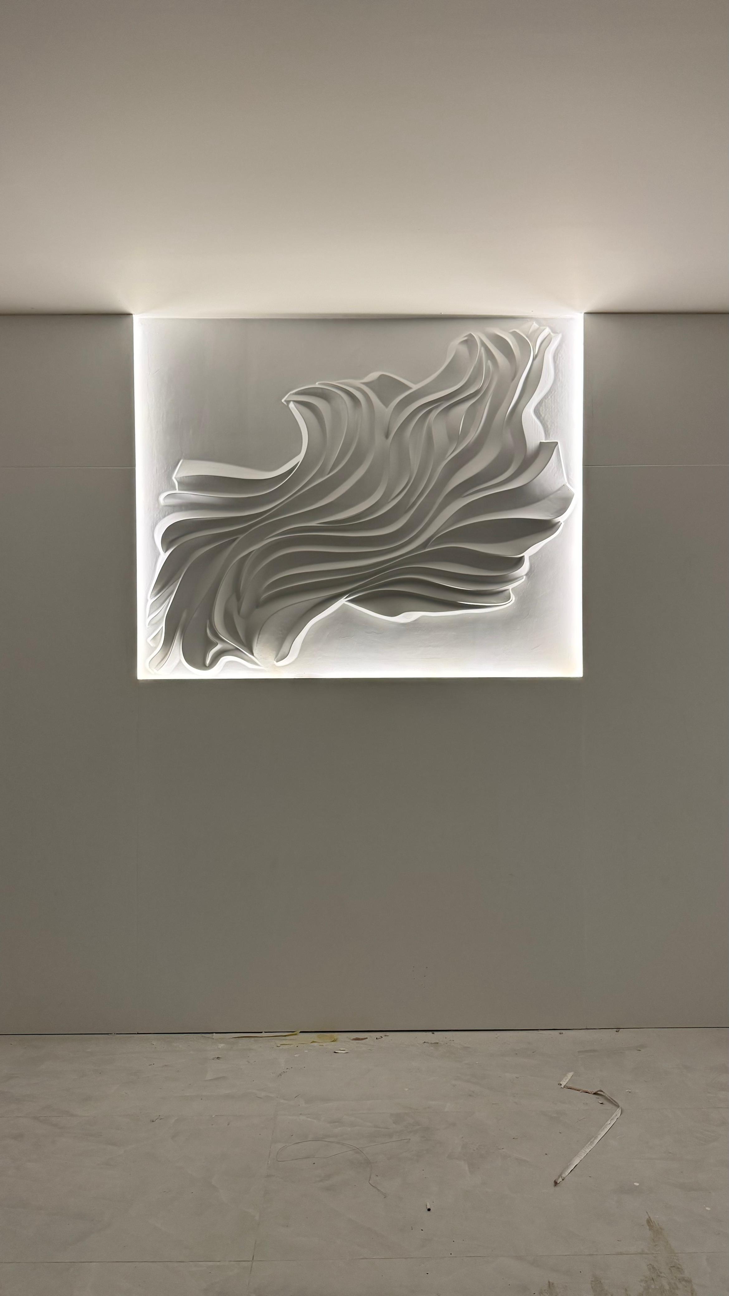 Framed Abstract Relief Artwork by MarbleVeins.